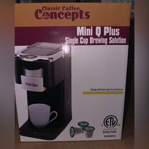 Mini Q Plus Single Cup Coffee Maker